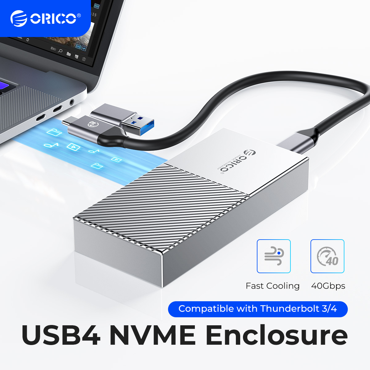 Thunderbolt 4 External Ssd 4Tb - حافظة ORICO USB4 NVMe SSD بسرعة