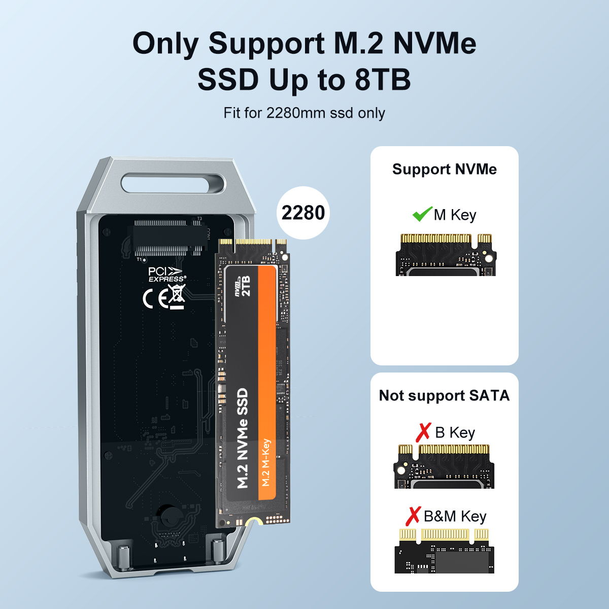علبة خارجية من الألومنيوم لـ M - مراجعة Usb4 40Gbps External Ssd 8Tb وسعره